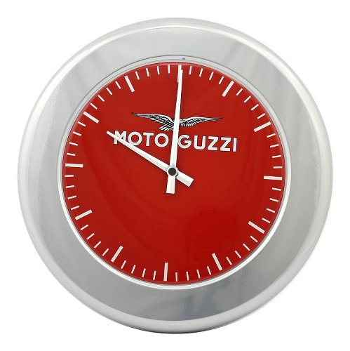 Moto Guzzi Wall clock eagle, red