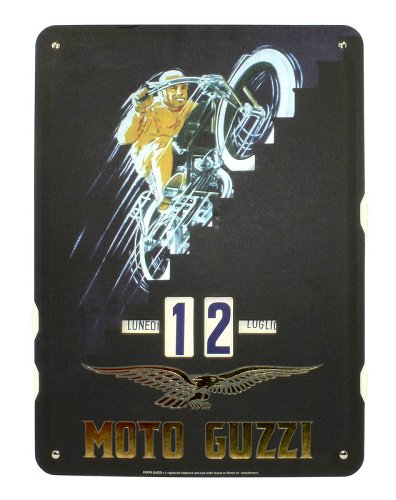 Moto Guzzi Calendar nero corsa 27x37 cm NML