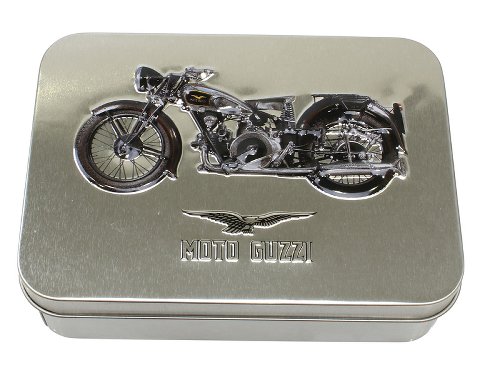 Moto Guzzi Caja de aluminio Airone, 14x10x4cm NML