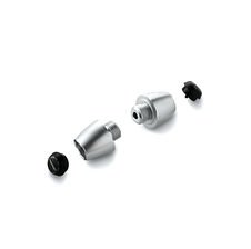 Aprilia Handlebar end weights, silver - 1000, 1100 RSV4,