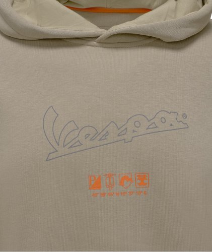 Sudadera con capucha Vespa DEC beige - XL