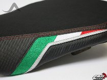 Luimoto Sitzbankbezug `Team Italia` silber - Aprilia 1000