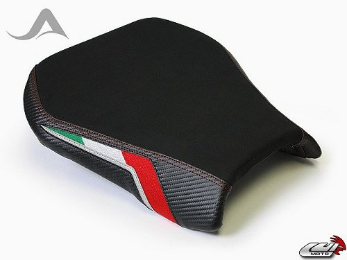 Luimoto Seat cover `Team Italia` silver - Aprilia 1000 RSV,