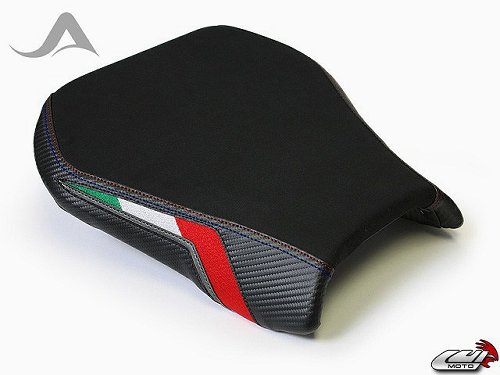 Luimoto Seat cover `Team Italia` grey-red - Aprilia 1000