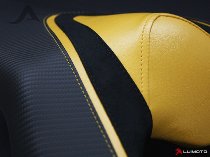 Luimoto Pillion seat cover `Team Italia` yellow- Aprilia