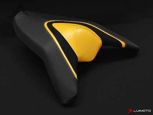 Luimoto Pillion seat cover `Team Italia` yellow- Aprilia