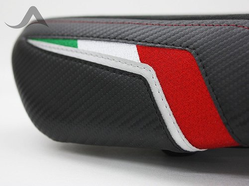 Luimoto Sitzbankbezug `Team Italia` schwarz - Aprilia 250 RS