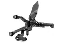Sistema de reposapiés Gilles MUE2, negro - Ducati Panigale