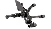 Sistema de reposapiés Gilles MUE2, negro - Ducati Panigale