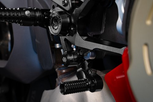 Sistema de reposapiés Gilles MUE2, negro - Ducati Panigale