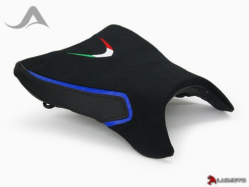 Luimoto Seat cover `Team Italia` blue - Aprilia 1000 SL