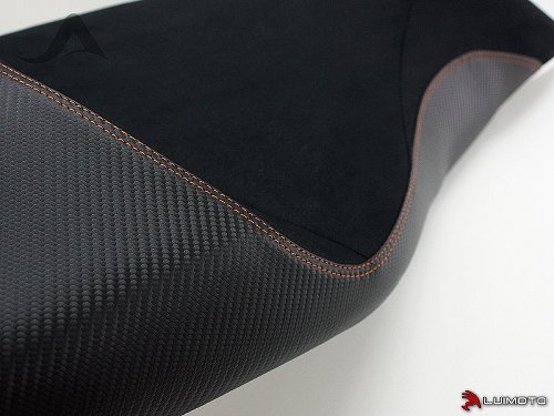 Luimoto Seat cover black-orange - Aprilia 750 Shiver