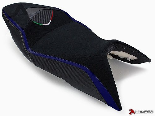 Luimoto Seat cover `Team Italia` blue - Aprilia 750 Shiver