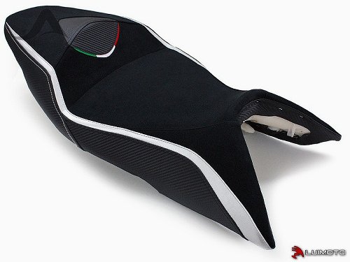 Luimoto Seat cover `Team Italia` white - Aprilia 750 Shiver