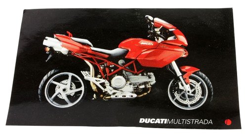 Ducati Aufkleber 10x6 cm - 1000 Multistrada NML