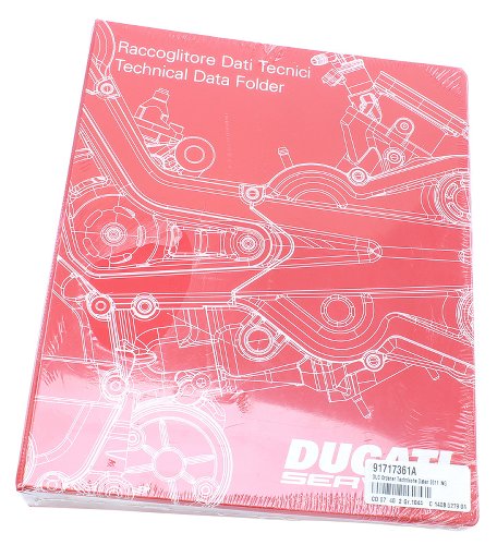 Ducati Technical data sheet 2011, english, italian