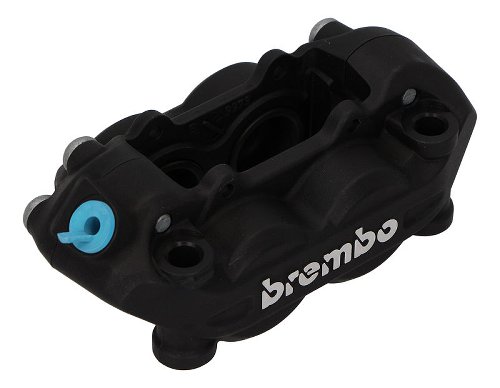 Brembo brake caliper front left, anodized, black - Ducati /