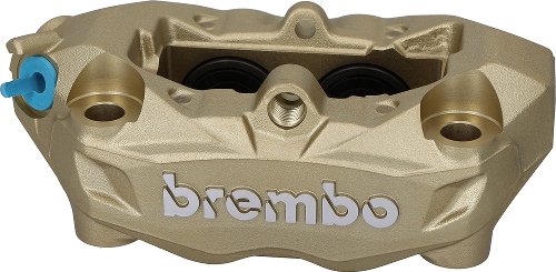 Pinza freno Brembo anteriore sinistra, oro, Ducati / Aprilia