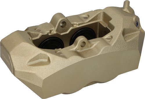 Pinza freno Brembo anteriore sinistra, oro, Ducati / Aprilia