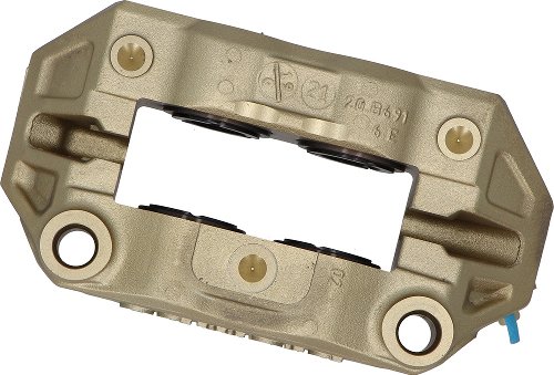 Pinza freno Brembo anteriore sinistra, oro, Ducati / Aprilia