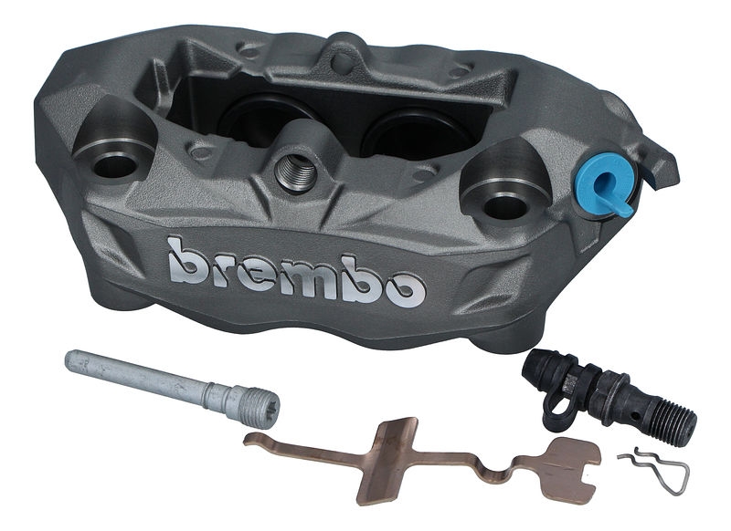 Brembo brake caliper front right, titanium, Ducati / Aprilia