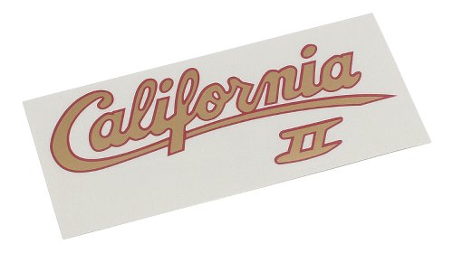 Moto Guzzi Sticker side cover gold-red - California 2