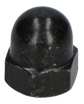 Cap nut M6 black