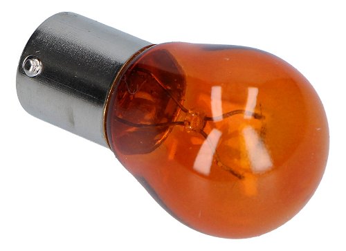 Moto Guzzi Glühlampe 12V 21W, BA15S, orange - V35-V65, Le