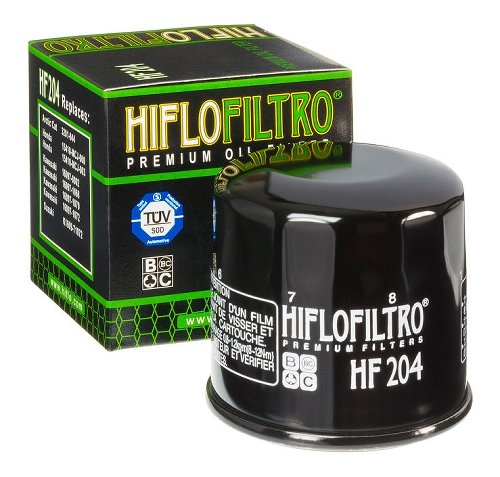 HiFlo Oil filter HF204, Honda, Kawasaki, Suzuki, Triumph,