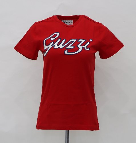 Moto Guzzi T-shirt, women, elastic, red, size: L NML