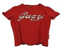 Maglietta Moto Guzzi, donna, elasticizzata, rossa, taglia: S