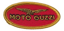 Moto Guzzi Parche Logo oval 7x3,5cm