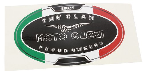 Moto Guzzi Aufkleber The Clan 14,5cm x 9,5cm