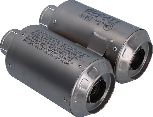 Ducati Akrapovic Schalldämpfer, Titan - Supersport 950/S