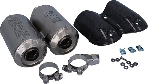 Ducati Akrapovic Schalldämpfer, Titan - Supersport 950/S