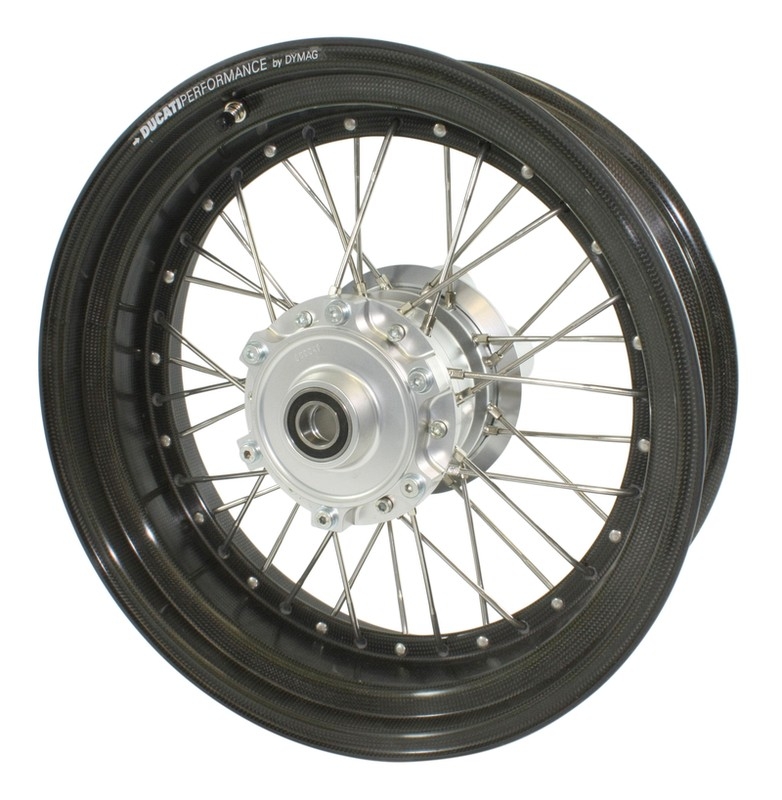 Ducati Carbon rear spoke wheel rim, 5,5x17 - 620, 750, 800, Spare