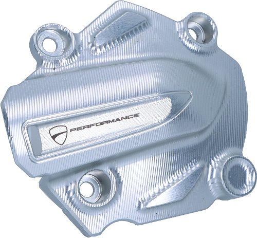 NML Ducati Wasserpumpendeckel aus Aluminium, silber, -