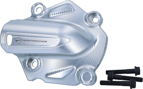 NML Ducati Wasserpumpendeckel aus Aluminium, silber, -