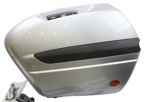 Moto Guzzi Side case kit silver - 850, 1200 Norge