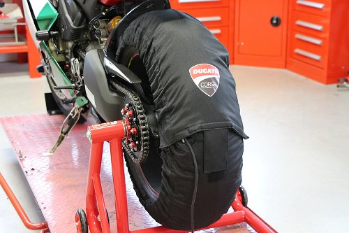 Ducati Satz Reifenwärmer, - Streetfighter V4 / V4 S /