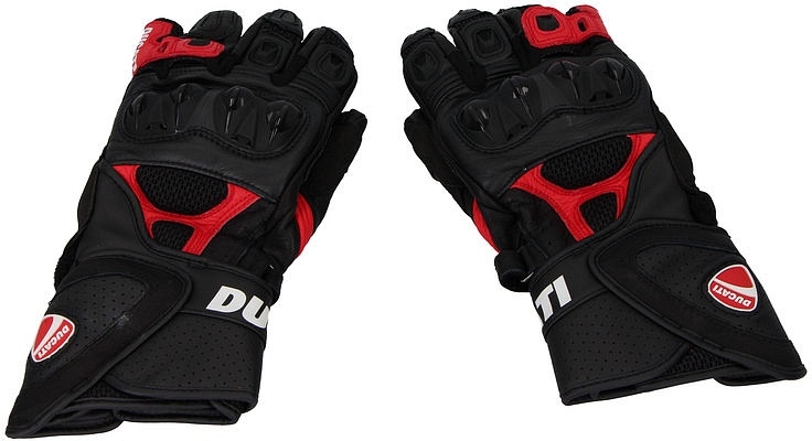 Ducati gloves Speed Air C1 black-red, size: M Spare Parts for Moto