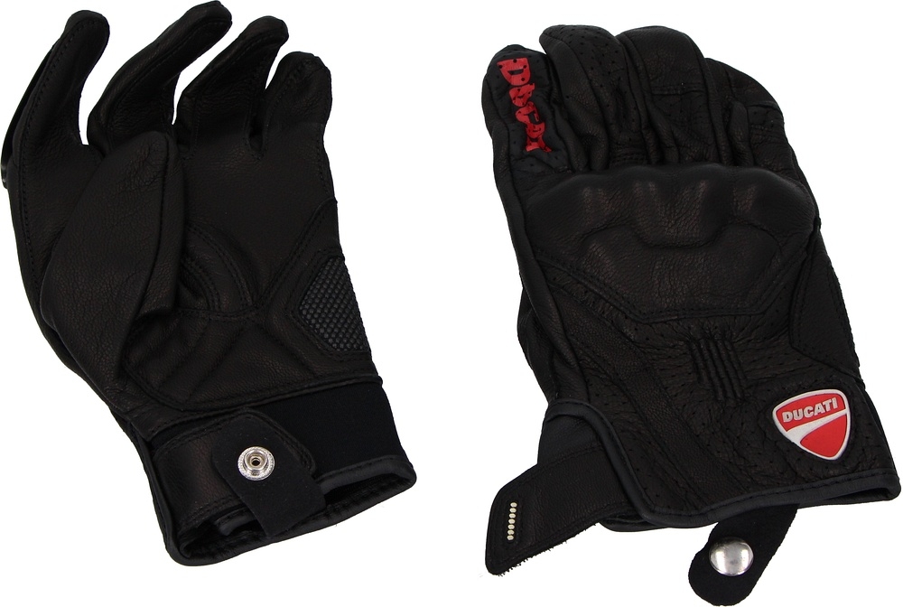 Ducati gloves Held C1 with logo, leather, size: S NML Spare Parts
