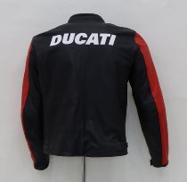 Ducati Lederjacke Company C3 Herren schwarz-rot, Größe: 54