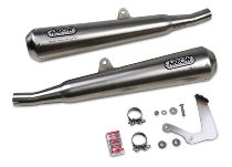 Moto Guzzi Silencer kit, racing, Arrow , stainless steel -