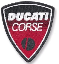 Ducati Aufnäher Corse, 5,8 x 6,1cm