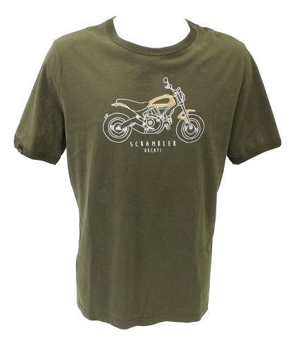 NML Ducati T-Shirt Scrambler Heritage, Größe: L