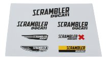 Ducati Scrambler Aufklebersatz Main Logos