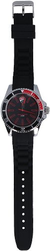 NML Ducati Race Reloj de pulsera de cuarzo negro/plata/rojo