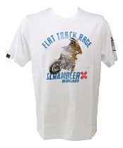 Ducati T-shirt Scrambler, white, size: L NML