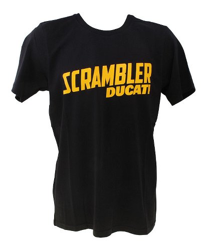 Ducati T-shirt Scrambler, black/yellow, size: M NML